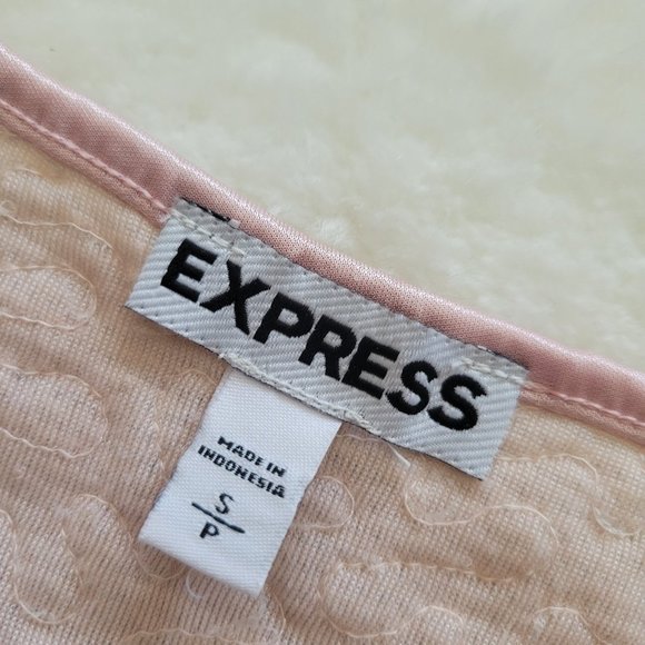 Express Sequin Tank Top Light Pink - Picture 4 of 5